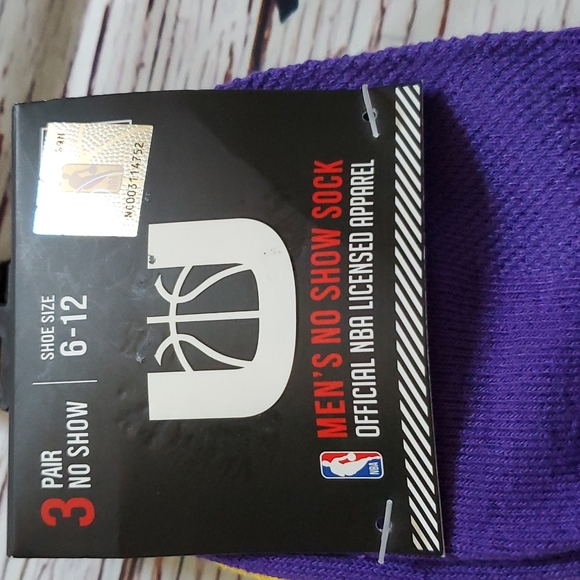🎉 HOST PICK 🎉🆕️ NBA LAKERS MEN'S NO SHOW SOCKS (3 PAIRS) 🏀 - Picture 4 of 7